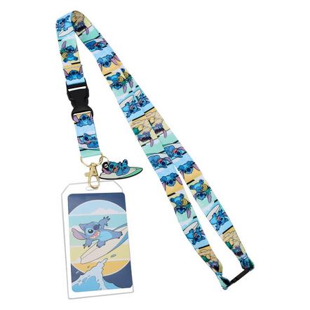 Loungefly Lilo and Stitch - Stitch (Surfing) Lanyard Exclusivité Games Zone